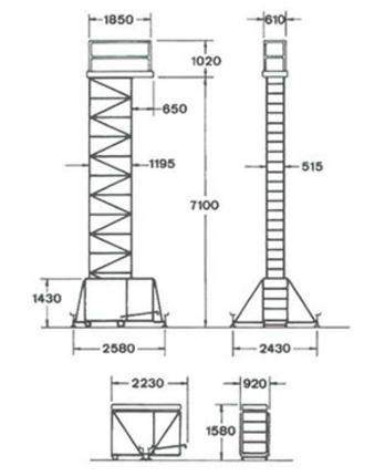 Pedal lift INSTANT dimension