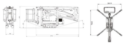 Europelift TR15GT trailer mounted lift