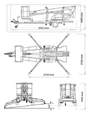 Europelift TM13T tilhengerlift