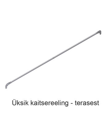 Üksik kaitsereeling - terasest